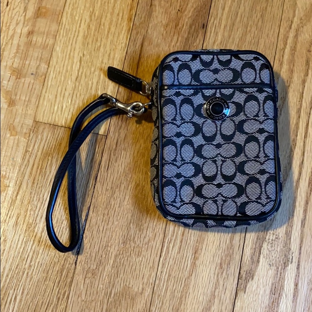 Coach phone wristlet